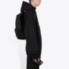 Balenciaga, herr, klassisk svart tröja med alfabettryck och lös passform 620973TIVD41000