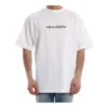 Balenciaga, herr, symbolisk rundhalsad tröja med alfabettryck, kortärmad, vit 620969TIV509040