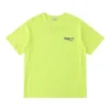 Balenciaga herrtröja med litet logo, rund hals och korta ärmar, gul 620967TJVF77110