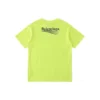 Balenciaga herrtröja med litet logo, rund hals och korta ärmar, gul 620967TJVF77110