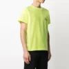 Balenciaga herrtröja med litet logo, rund hals och korta ärmar, gul 620967TJVF77110