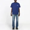 Balenciaga herrtröja med Political Campaign-tryck, kortärmad, kungsblå 508203TAV444540