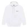 Balenciaga-hoodie för män, vardagsmodell, ren bomull, vit 570811TJV859040