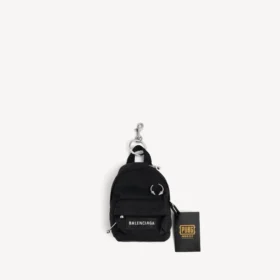 Balenciaga i PUBG i PUBGM Explorer Micro ryggsäck charm/nyckelring för män i svart