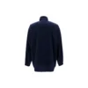 Balenciaga-jackor med logotyp, dragkedja och ståkrage för män, blå 622002TIO508065