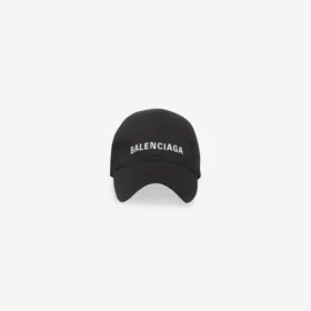 Balenciaga-keps i svart/vitt
