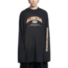 Balenciaga långärmad T-shirt ”Svart” 681046TLVJ11074