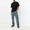 Balenciaga-logotröja för män, kortärmad, svart 556150TYK281000