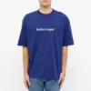 Balenciaga-logotyp med alfabet, kortärmad, blå, herr 612966TIV541195