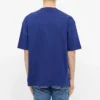 Balenciaga-logotyp med alfabet, kortärmad, blå, herr 612966TIV541195