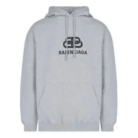 Balenciaga-logotyptryck för herrar, grå 570811THV781300