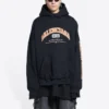 Balenciaga-luvtröja i vid passform ”Black” 674986TLVJ21074