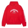 Balenciaga-luvtröja, vid passform, ”Red” 674986TLVJ26441