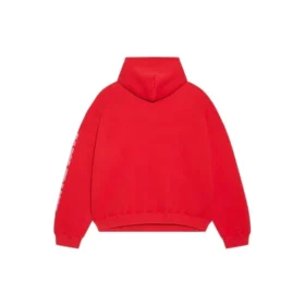 Balenciaga-luvtröja, vid passform, ”Red” 674986TLVJ26441