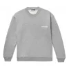 Balenciaga Micro Mark med alfabetmönster, rundhalsad tröja för män, grå 556147TBV141300