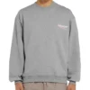 Balenciaga Micro Mark med alfabetmönster, rundhalsad tröja för män, grå 556147TBV141300
