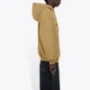 Balenciaga Paris Laurel Fleece-tröja för män med tryck, khaki 570811TIV259605