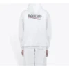 Balenciaga Political Campaign Logo för män, vit 600583TIV539040