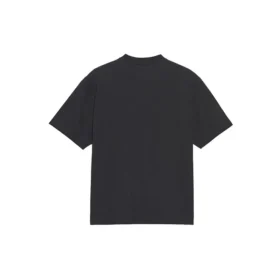 Balenciaga Retro Knit BB Paris-tröja för män med tryck, kortärmad version, svart 594579TGV601000