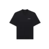 Balenciaga Retro Sports Logo kortärmad tröja för män, svart 641614TJVL41000