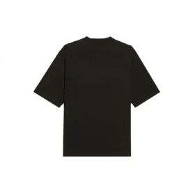 Balenciaga Retro Uniform Loose Design kortärmad tröja för män, svart 620969TIV791000