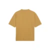 Balenciaga rundhalsad kortärmad tröja med alfabettryck för män, khaki 620969TIV509605
