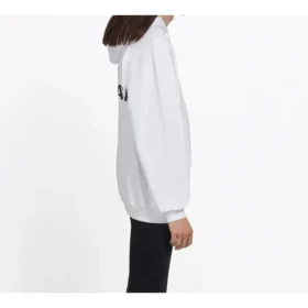 Balenciaga-ryggsäck för män med stort logo-tryck i enfärgat vitt 508184TYK549000