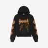Balenciaga Sacra Cœur-luvtröja för dam i medium passform, svart