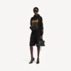 Balenciaga Sacra Cœur-luvtröja för dam i medium passform, svart
