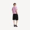 Balenciaga Sacra Cœur T-shirt för dam i medium passform  i gammaldags rosa