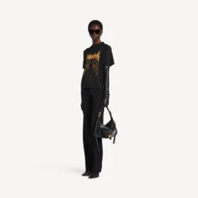 Balenciaga Sacra Cœur T-shirt för dam i medium passform i svart