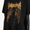 Balenciaga Sacra Cœur T-shirt för dam i medium passform i svart