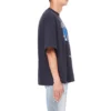 Balenciaga Speed Hunters för män, svart, blått band, kortärmad, grå 541875TCV381055