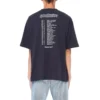 Balenciaga Speed Hunters för män, svart, blått band, kortärmad, grå 541875TCV381055