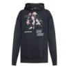 Balenciaga Speedhunters för män, långärmad hoodie med tryck i mörkblått 541873TCV371055