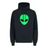 Balenciaga SS21 Alien-logotryck för män, tjockare tryck, klassisk svart 641679TJV959113