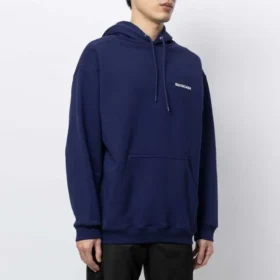 Balenciaga SS21 Alphabet Printing Classic Blue för män 600583TIV843967