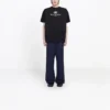 Balenciaga SS21 B Alphabet-logotypmönster, kortärmad, svart, herr 570803TFV761000