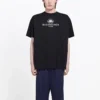 Balenciaga SS21 B Alphabet-logotypmönster, kortärmad, svart, herr 570803TFV761000