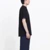 Balenciaga SS21 B Alphabet-logotypmönster, kortärmad, svart, herr 570803TFV761000