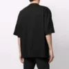Balenciaga SS21 Casual-tröja för män med tryck, storlek, kortärmad, svart 641614TJV801070