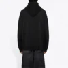 Balenciaga SS21 för män, långärmad tröja med alfabettryck, svart 570811TJVL61070