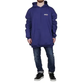 Balenciaga SS21 för män, tryckt, blå 620973TIV531195