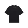 Balenciaga SS21 Love kortärmad tröja för män, svart 612966TJVL51070