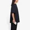 Balenciaga SS21 mönstrad rundhalsad kortärmad tröja för män, svart 651795TKV771070