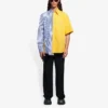 Balenciaga SS21 randig skjorta med lösa ärmar för män 658850TIM369086