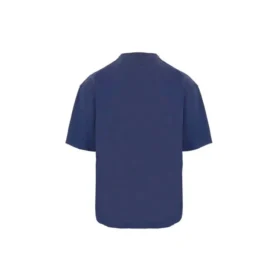 Balenciaga SS21 Retro kortärmad blå herrtröja 612966TJV874866