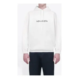 Balenciaga Symbolic Chest Creative Logo Retro White för män 570811TIV519040