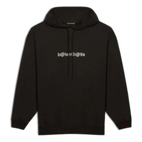 Balenciaga Symbolic Chest Logo svart för män 570811TIV511070