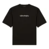 Balenciaga Symbolic rundhalsad kortärmad T-shirt för män med alfabettryck, svart 620969TIV501070